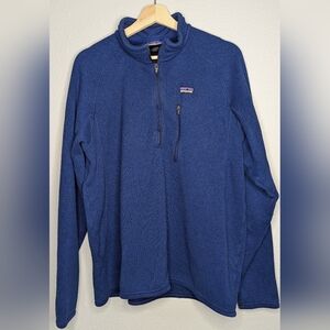 Patagonia Men's Better Sweater 1/4 Zip in Navy